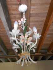 Vintage French Toleware Flower