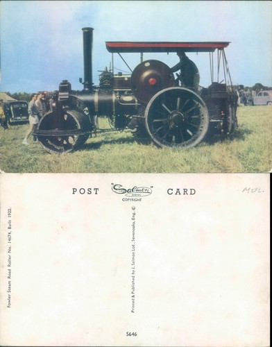 Fowler steam road - , j