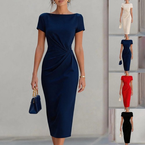 Short sleeve mid - sleeve, dress