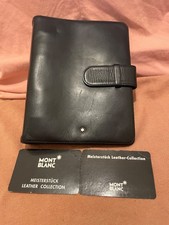 MontBlanc Meisterstuck Leather Organiser Filofax diary agenda fits fountain pen
