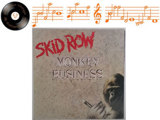 Skid Row Monkey Business 12" Single Poster Sleeve A1 B1 Pressing Ltd Ed - VG+