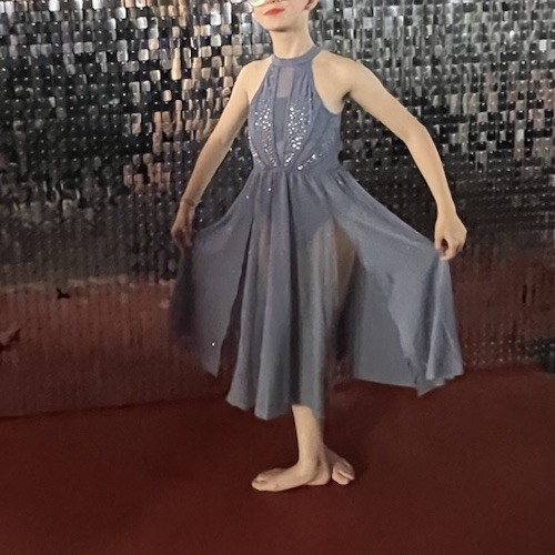 Beautiful blue grey lyrical - blue/grey,