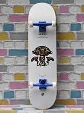 Arbor Forage Custom Complete Skateboard 8.5" ??Bargain??White / Blue 