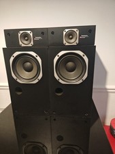  Technics SB-3500 Linear Phase 2-Way Speakers 60W 8 ohms Vintage 