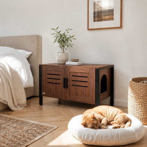 Cat litter box - box, enclosure