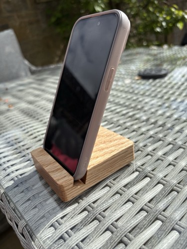 Solid oak mobile phone - solid,