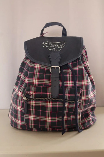 Jack wills tartan backpack - tartan,