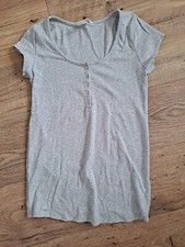 H&M MAMA maternity henley summer  top size L used