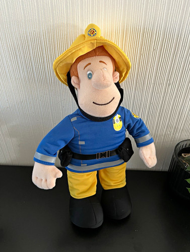 Fireman sam soft plush doll - sam,
