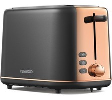 Kenwood TCP05.C0DG 2 Slice Toaster Abbey Lux Collection Black & Rose Gold