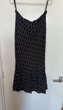 Wallis Skirt Black with  White