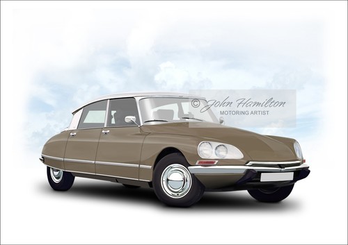 Personalised citroen art - ds,