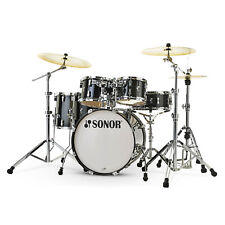 Drum Kit Sonor AQ2 Maple Twin Floor Tom Includes Hardware, Transparent Black