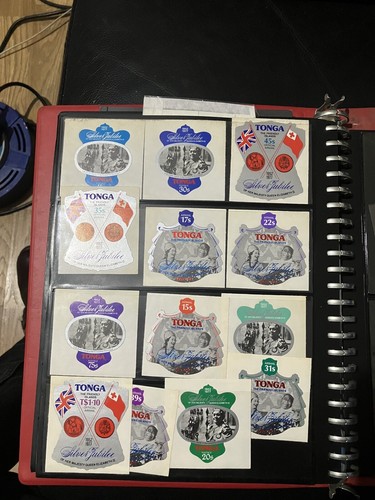 Silver jubilee stamps 1977 - silver,