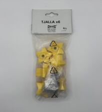 6X Vintage Ikea Tjalla  Yellow