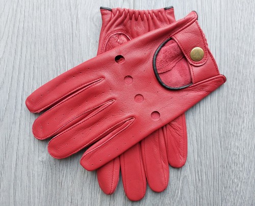 Driving gloves leather mens - driving,