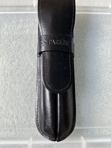 Parker leather two - two-pen, case