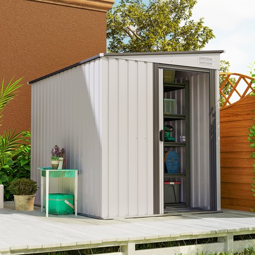 5ft galvanised metal shed - 5ft,