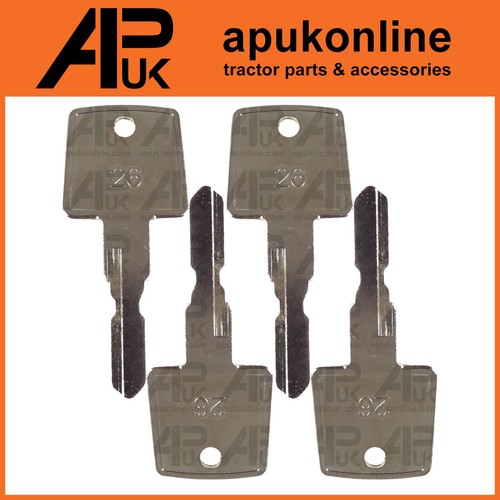 Ignition switch key for - 4x,
