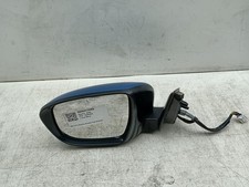 NISSAN QASHQAI DOOR MIRROR LEFT VIVID BLUE RCA 96302HV08B J11 2017 - 2021