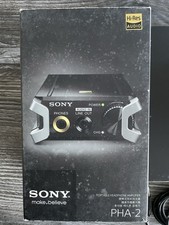 SONY PHA-2 Black Portable Audio Headphones Amplifier High-Resolution DAC Used
