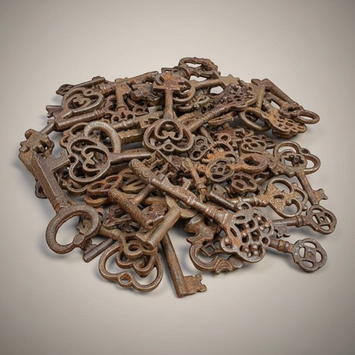 Cast iron skeleton keys - skeleton, —