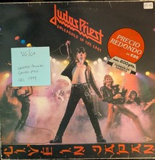 Judas Priest Unleashed In The East Vinyl Record VG/G+ CBS32392 1979