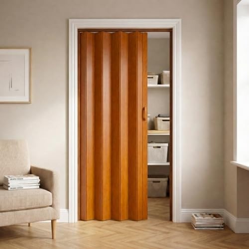 Pvc folding door 32x80 - 32x80, inch