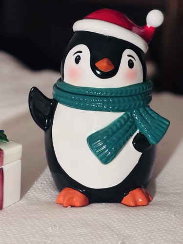 Christmas penguin santa - christmas, hat