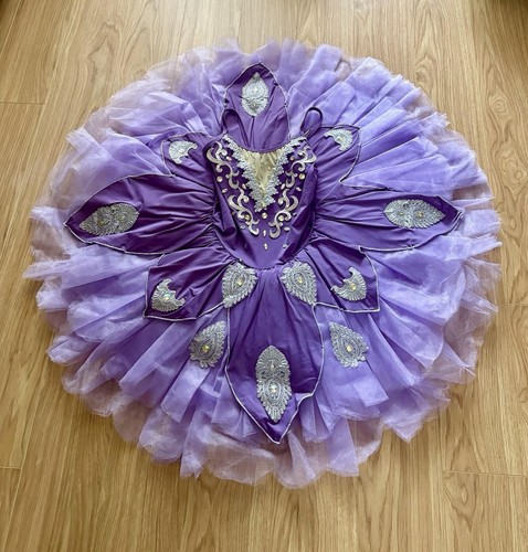 Purple wired pancake tutu - wired,