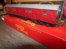 Vintage Tri-ang OO Gauge R227 Utility Van in BR Rail Maroon Livery. Boxed