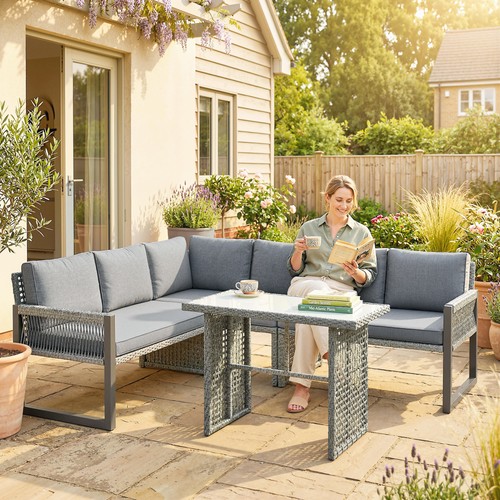 Seater rattan garden - 6,