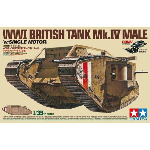 Tamiya british ww1 mk - mk, 4