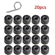 20X Wheel Bolt Nut Caps Covers For Volkswagen VW Golf Bora Passat Jetta 17mm