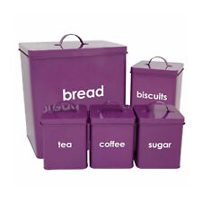 5pc Kitchen Set Bread Bin Tea