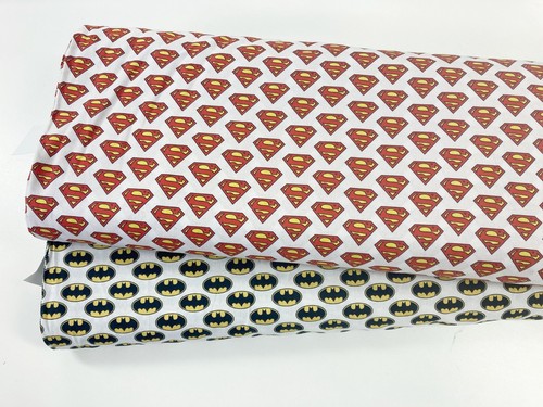 Superhero cotton fabric - cotton, dc
