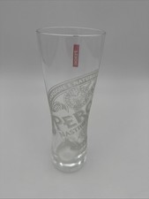 Peroni Beer Glass Etched