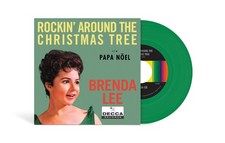 Brenda Lee Rockin' Around The Christmas Tree Translucent Emerald Single (Vinyl)