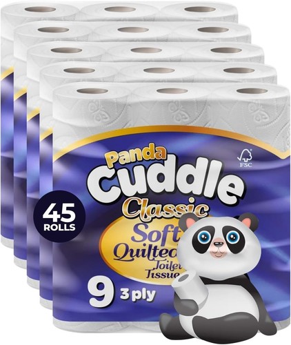 Panda cuddle toilet roll - toilet,