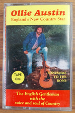 Ollie Austin England’s New Country Star Lonesome To The Bone Cassette Tape Rare