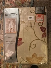 New Pr Of Tapestry Style Lined