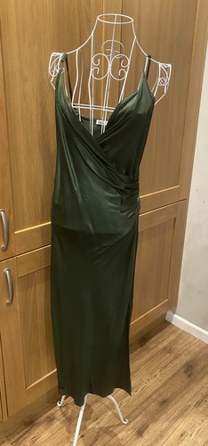 Zara olive satin - olive, slip