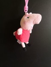Ty Peppa Pig Key Clip Beanie Baby Plush Soft Toy 11cm  #248 
