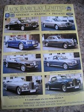 JACK BARCLAY LTD ROLLS ROYCE