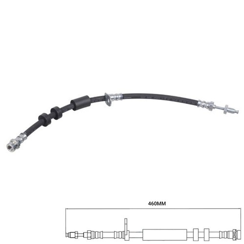 Front brake flexi hose pipe - brake,