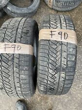 2X 255 45 20  101V CONTINENTAL WINTER CONTACT Ao Date 2020 5.2,4.3mm No Repairs