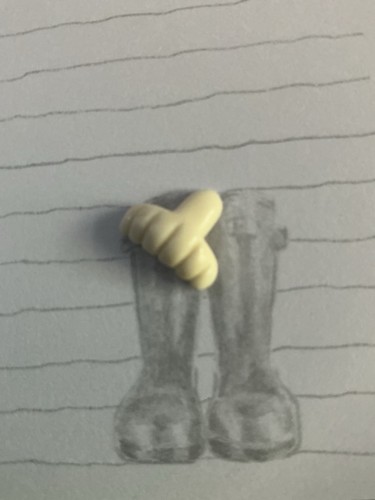 Vintage dolls teeth set 6 - set,