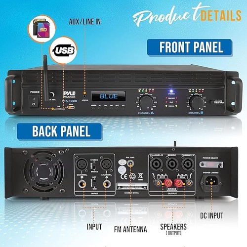 Pyle channel bluetooth - 2-channel,