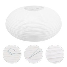 Paper Lampshade Large Extra Lantern Oval Lunar Year Decor Elegant