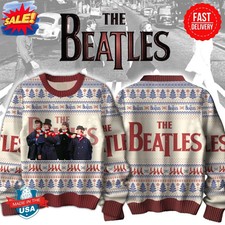 The Beatles Band Christmas Ugly Sweater S-5XL US1759